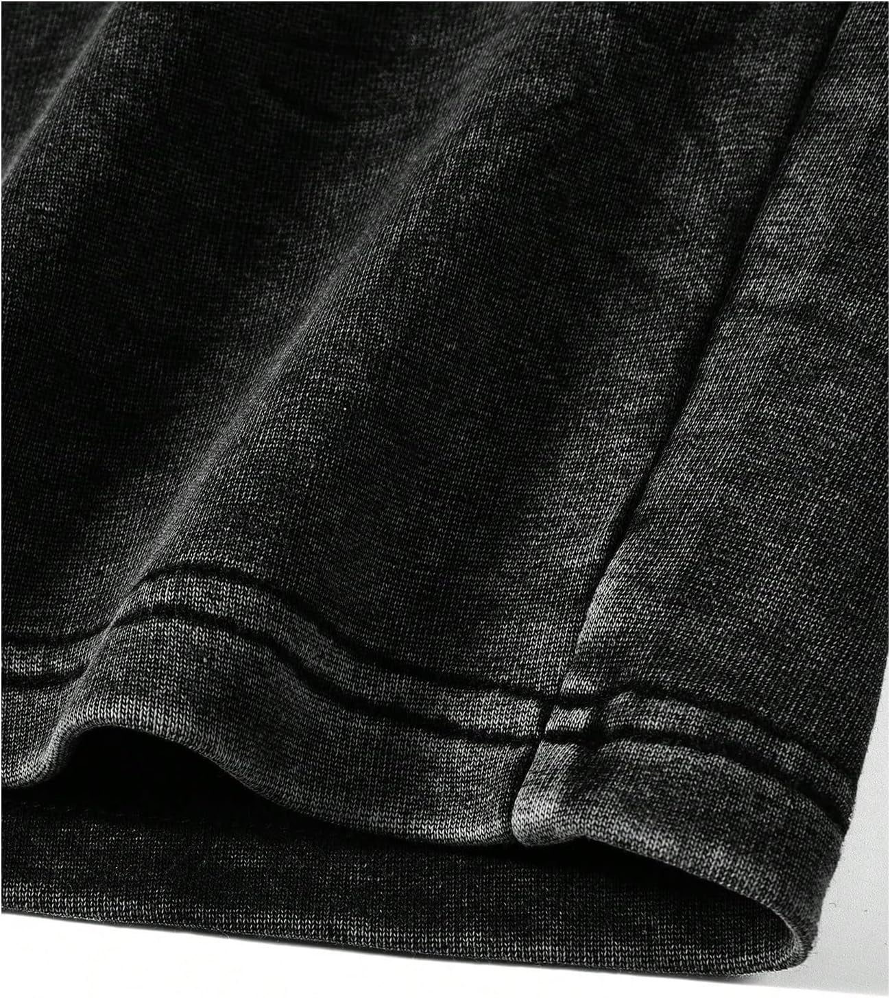 Washed Drawstring Shorts 