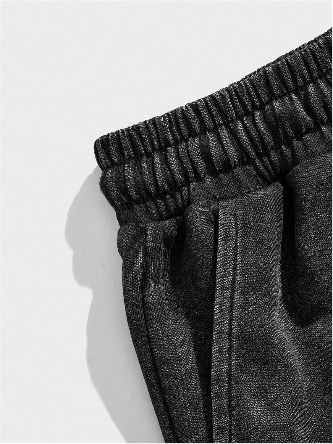 Washed Drawstring Shorts 
