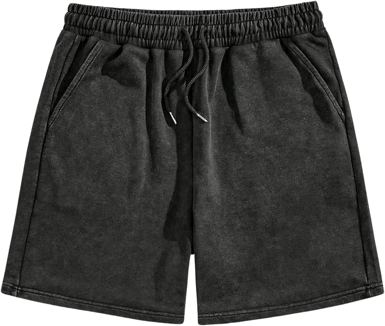 Washed Drawstring Shorts 
